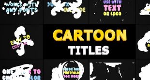 Download 2D Cartoon Lyric Titles FCPX