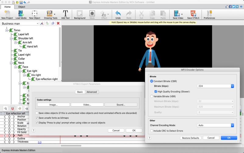 NCH Express Animate 9.37 for mac download