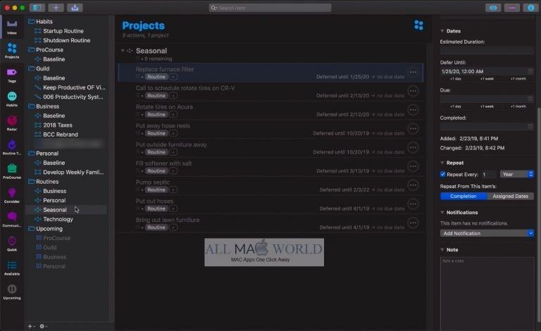 OmniFocus Pro for Mac Free Download