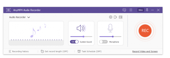 AnyMP4 Audio Recorder Free Download