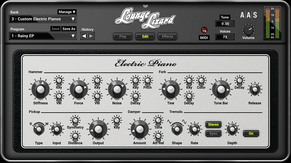 Applied Acoustics Systems Lounge Lizard EP 4 Full Version Download