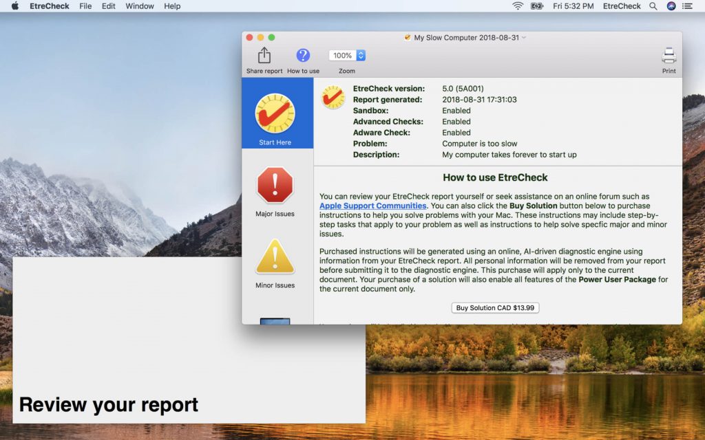 EtreCheckPro 6 for Mac Free Download