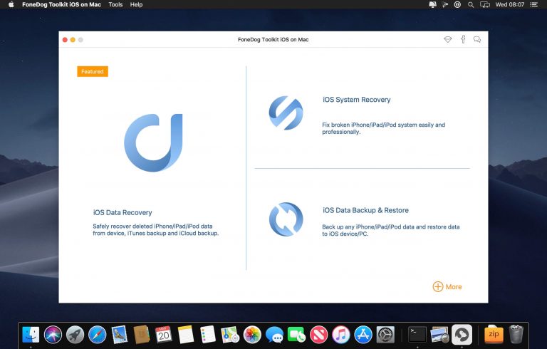 FoneDog Toolkit iOS Data Recovery Free Download