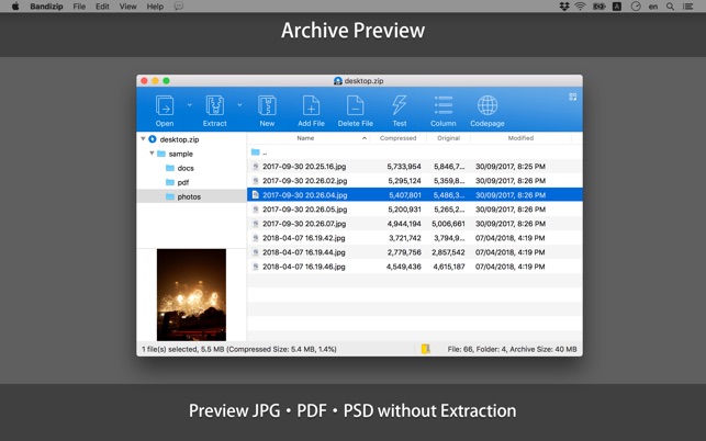 Bandizip Archiver 7 for macOS Free Download