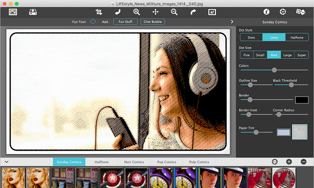 JixiPix Pop Dot Comics 2.14 for Mac Free Download