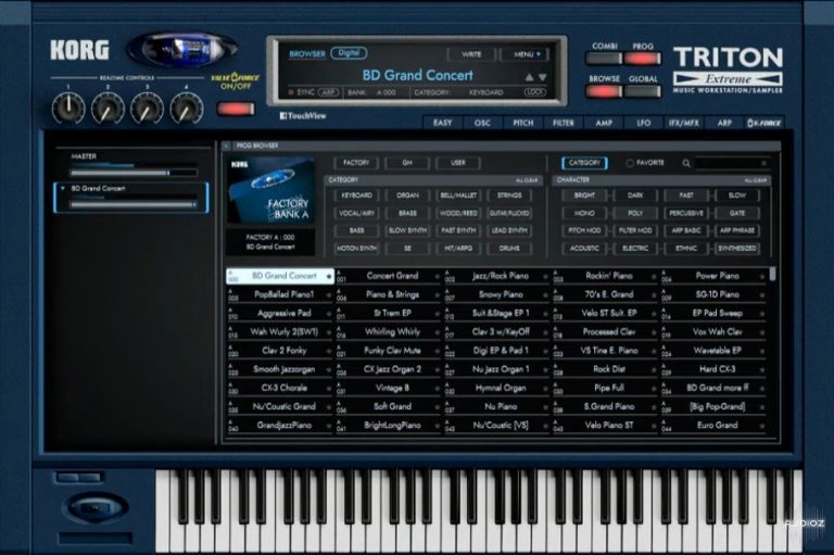 Korg TRITON Extreme 1.3.7 for Mac Free Download