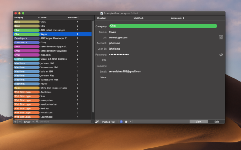 Password Repository 4 for Mac Free Download
