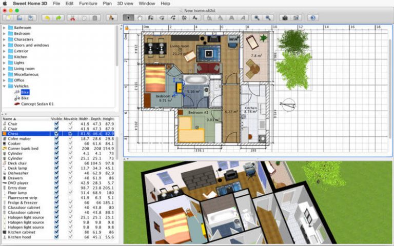 Sweet Home 3D 7.2 download the new for mac