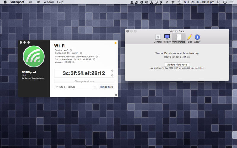 WiFiSpoof 3 for Mac Free Download