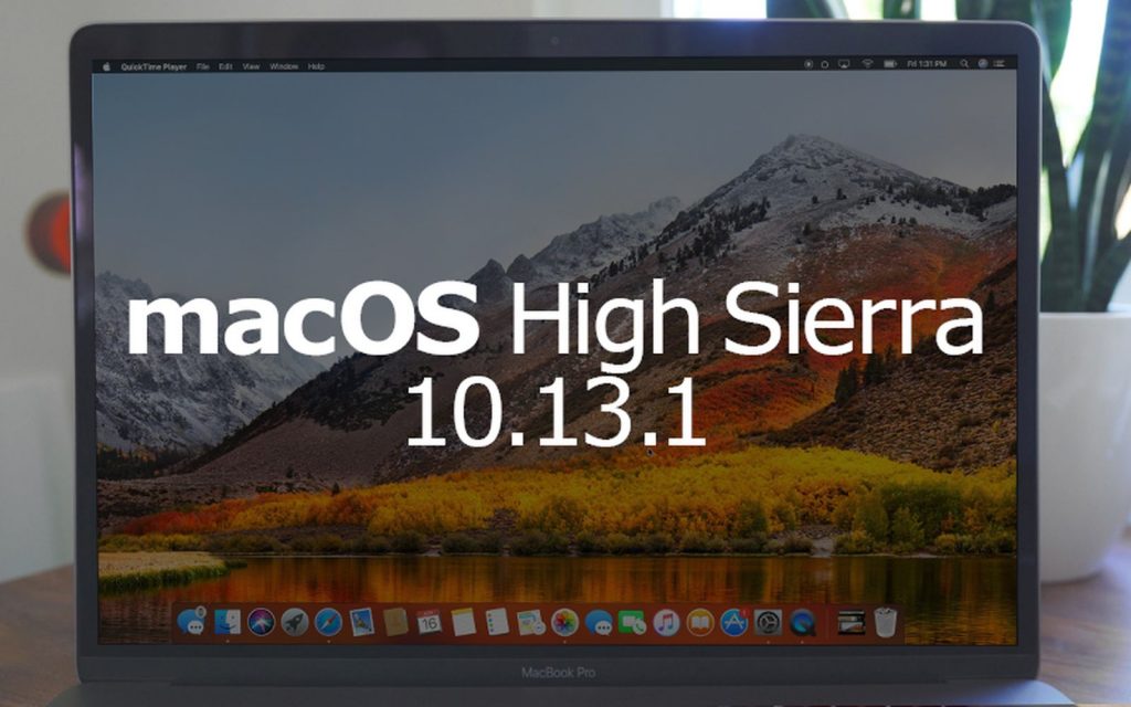 macOS High Sierra 10.13.1 DMG Setup