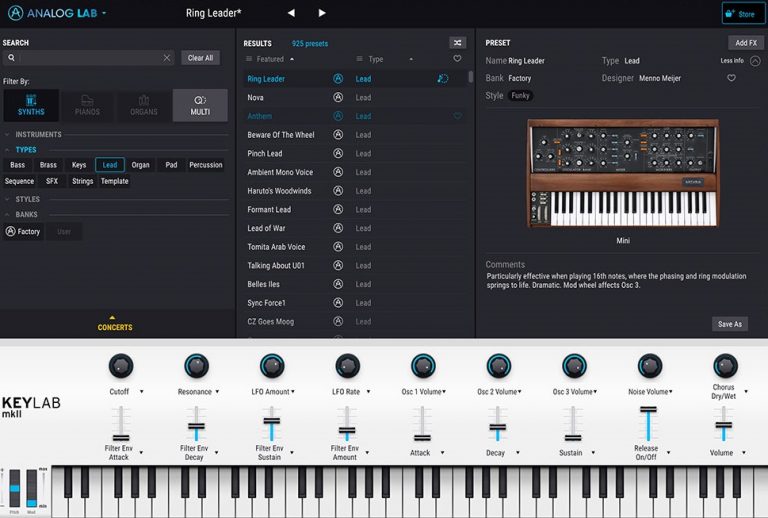 Analog Lab V 5 for macOS Free Download