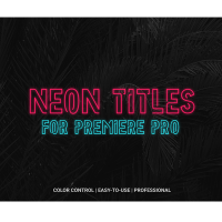 Download VideoHive Neon Lights Titles 4K