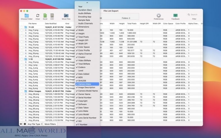File List Export 2 Mac Free Download