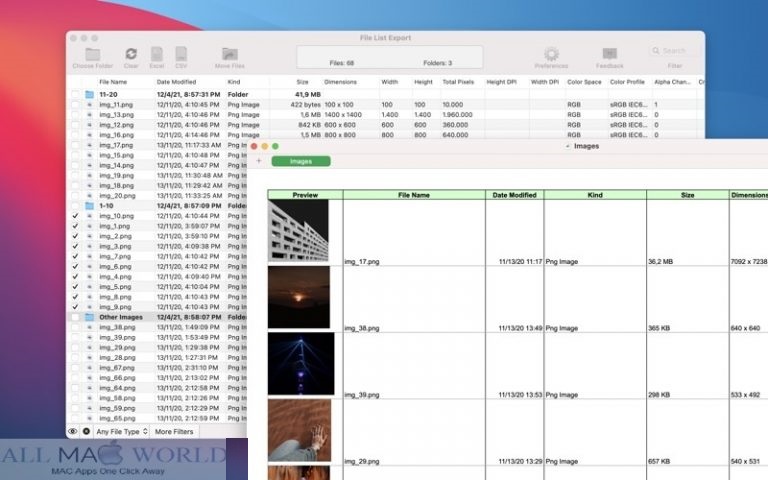 File List Export 2 for macOS Free Download