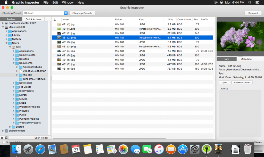Graphic Inspector 2.6 for Mac Free Download