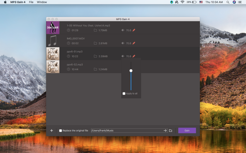 MP3 Gain 5 for Mac Free Download