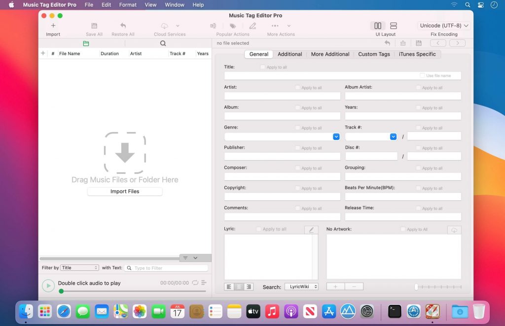 Music Tag Editor Pro 2022 for Mac Free Download allmacworld