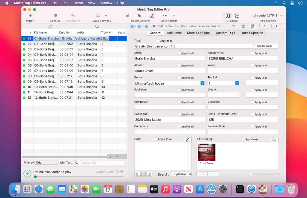 Music Tag Editor Pro 6 for Mac Free Download