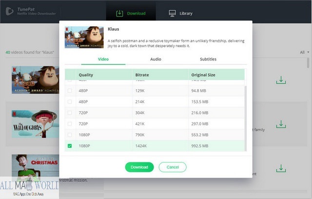 TunePat Netflix Video Downloader for Mac Free Download-