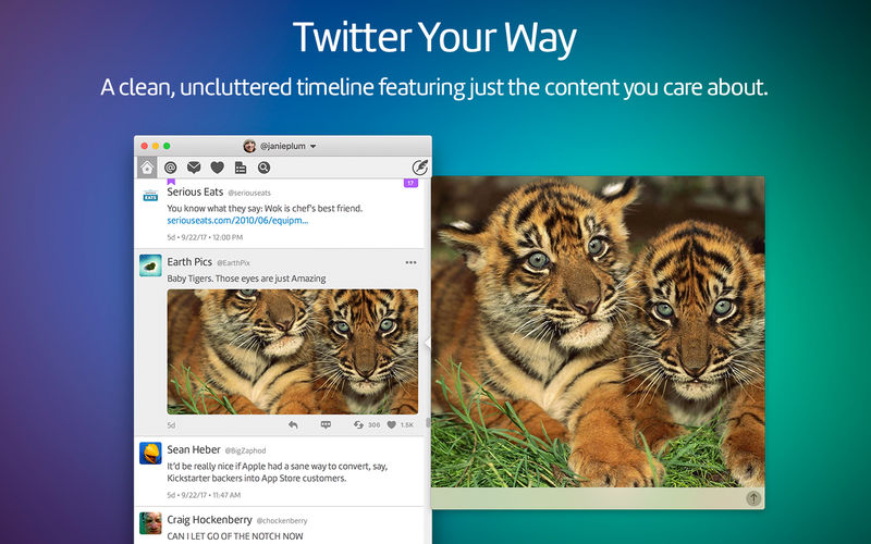 Twitterrific for macOS Free Download