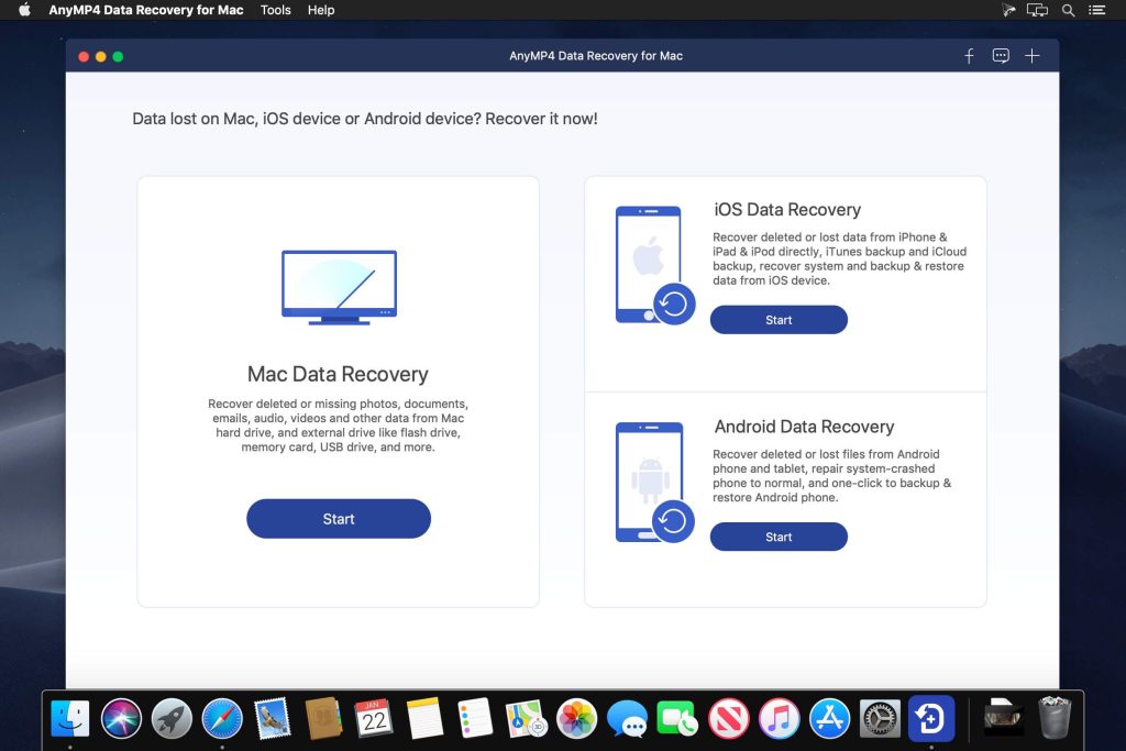 AnyMP4 Data Recovery for Mac Free Download