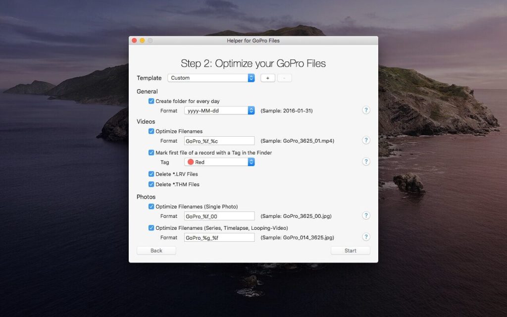 Helper for GoPro Files for Mac Free Download