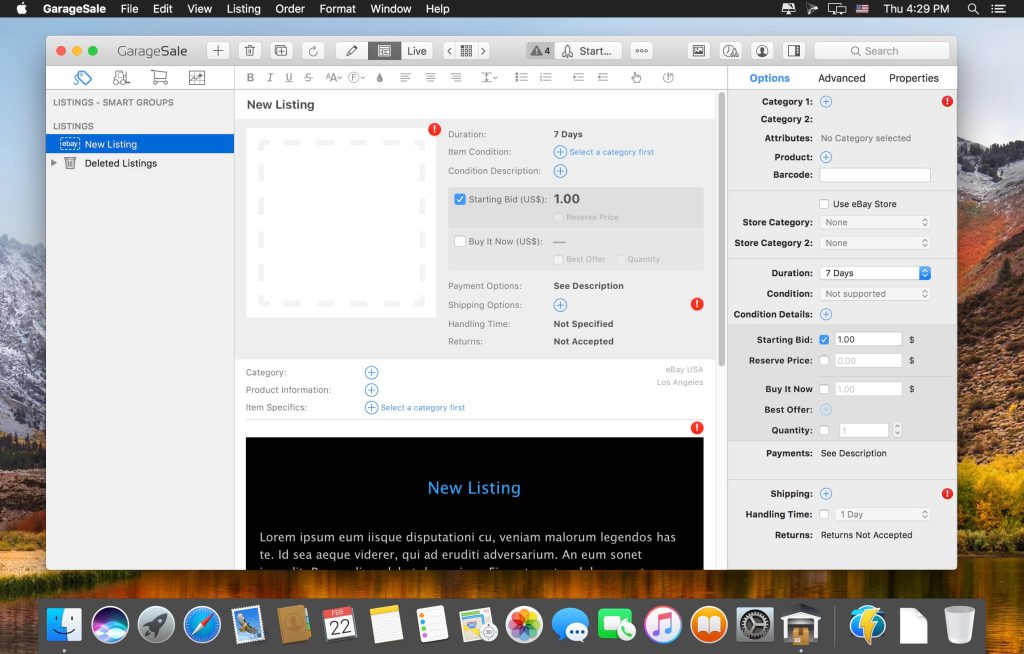 GarageSale 8.4 for Mac Free Download