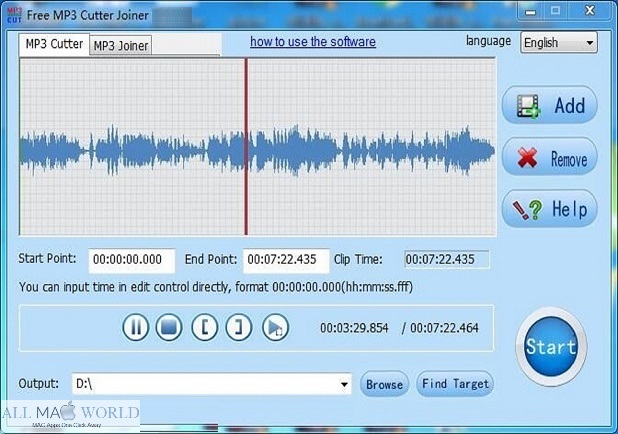 MP3 Cutter Joiner 7 for macOS Free Download