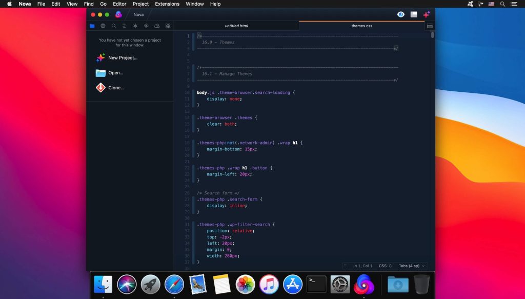 Nova 8 for Mac