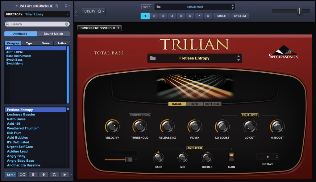 Spectrasonics Trilian 1.6.3d for Mac Free Download