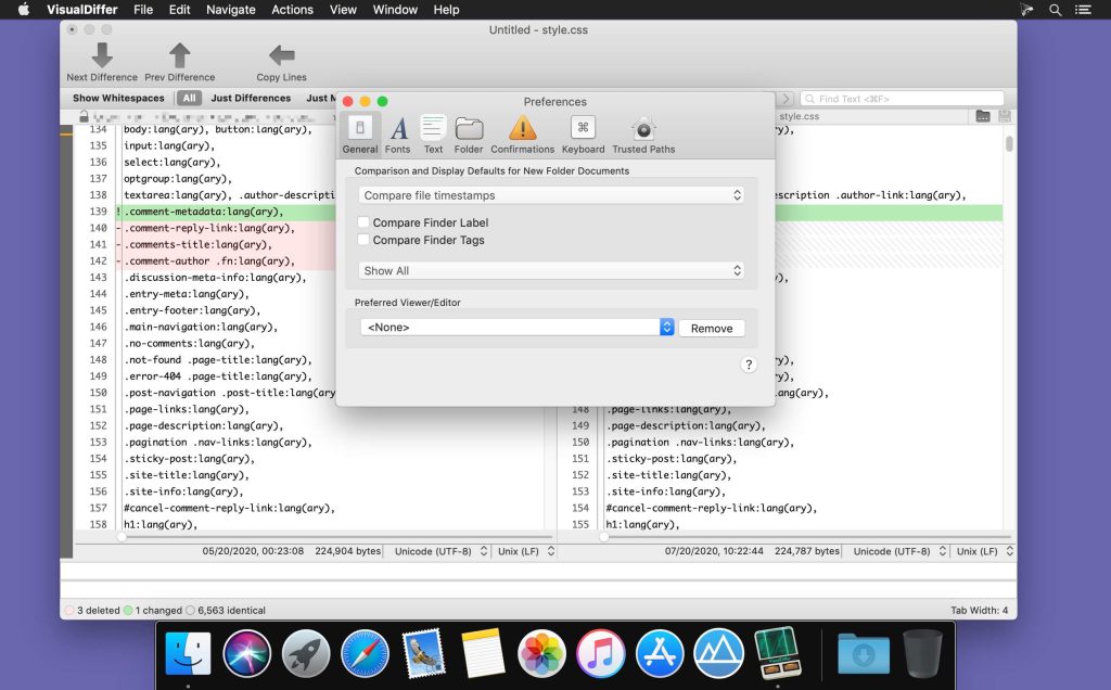 VisualDiffer for Mac Free Download