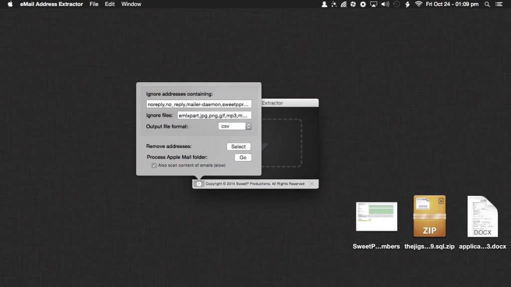 eMail Address Extractor for Mac Free Download