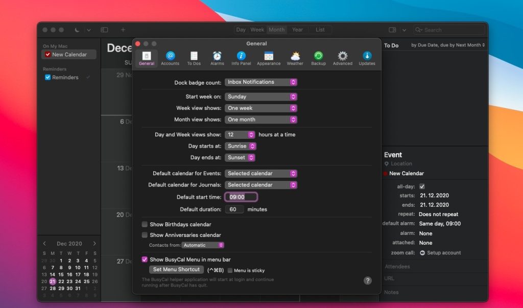 BusyCal 2021.4 for macOS Free Download