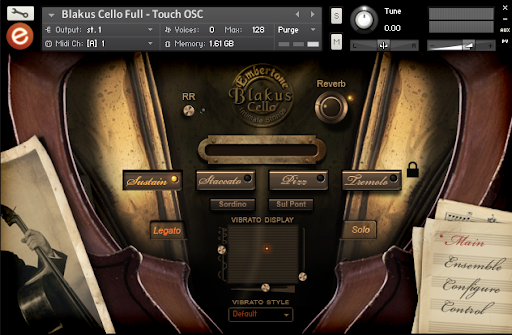 Embertone Blakus Cello KONTAKT Library Free Download