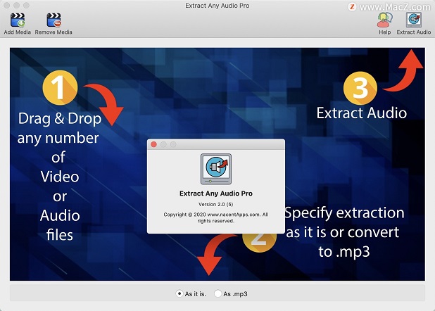 Extract Any Audio Pro for Mac Free Download