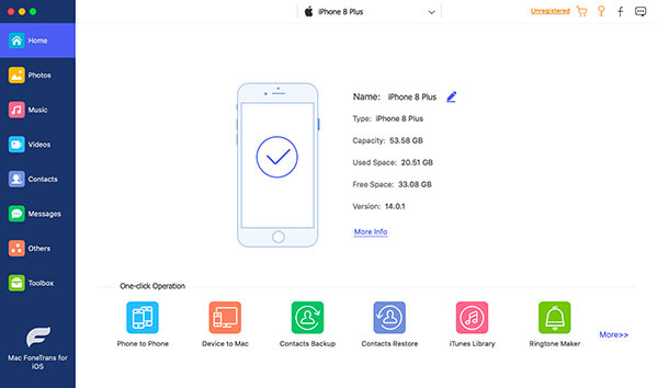 FoneLab Mac FoneTrans for iOS 9 Free Download