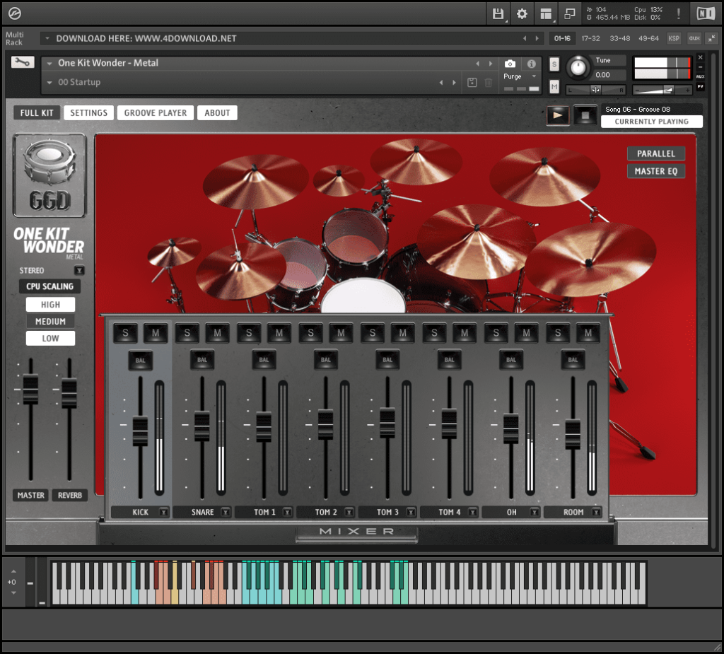 GetGood Drums One Kit Wonder – Metal KONTAKT Library Free Download