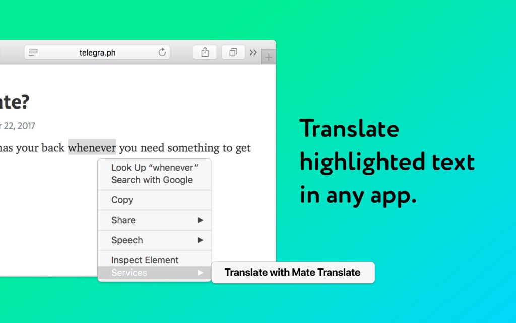 Mate Translate 8 for Mac Free Download