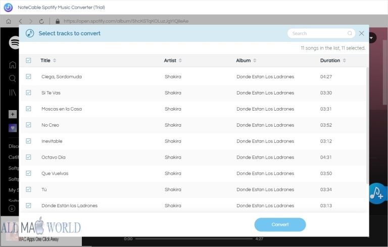 NoteCable Spotify Music Converter for Mac Full Version