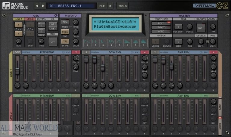 Plugin Boutique VirtualCZ for Mac Free Download