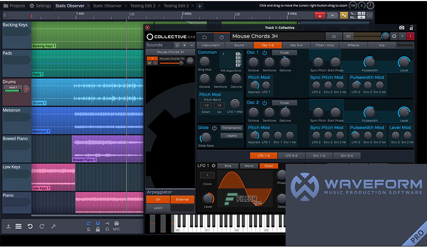 Tracktion Waveform Pro 11 for macOS Free Download