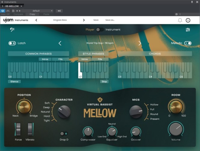 UJAM Virtual Bassist MELLOW 2 for Mac OS X