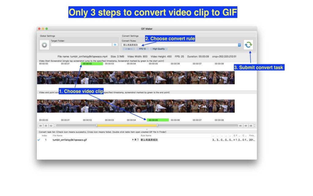 Video GIF Converter 2 for Mac Free Download