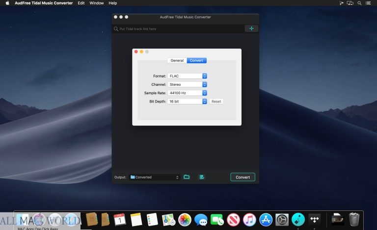 AudFree Tidable Music Converter 2023 for macOS Free Download Latest Version