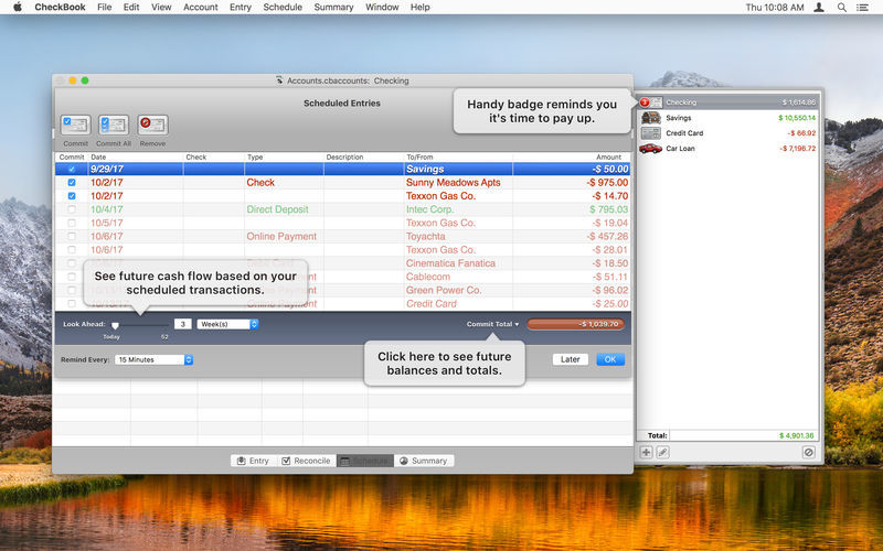 CheckBook Pro 2.7 for Mac Free Download - AllMACWorld