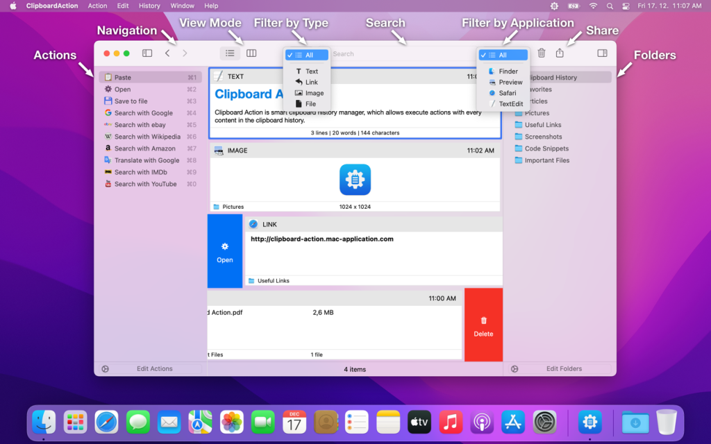 ClipboardAction 2022 for Mac Free Download