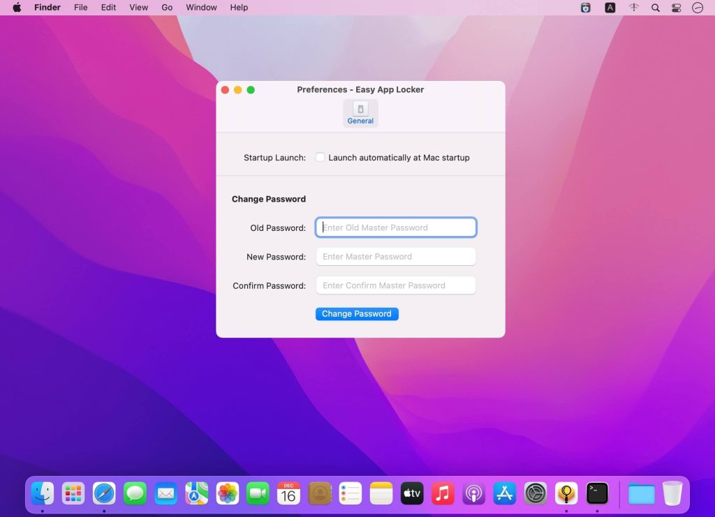 Easy App Locker for macOS Free Download