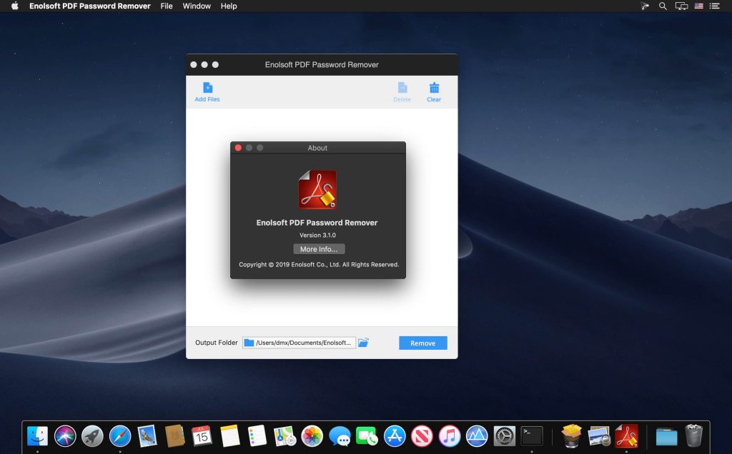 Enolsoft PDF Password Remover 2022 for Mac Free Download