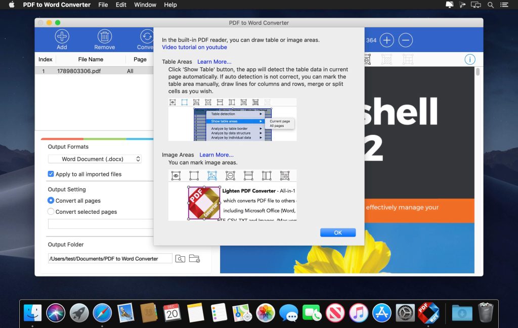 PDF to Word Converter 6.1.2 for Mac Free Download