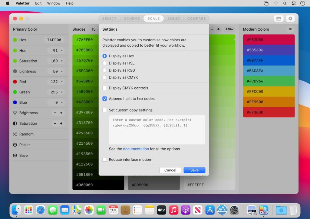 Paletter for Mac Free Download
